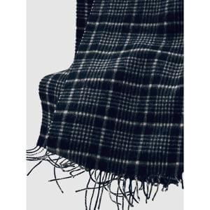 REISS Theo Scarf Wool-Cashmere Check Scarf 